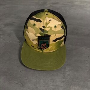 Dude Perfect Snapback Hat Mens Green Camo Black Mesh Youtube Viral Comedy Cap